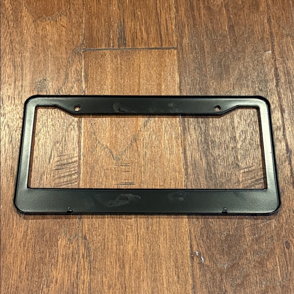 Black Rhinestone License Plate Frame - Picture 5 of 6